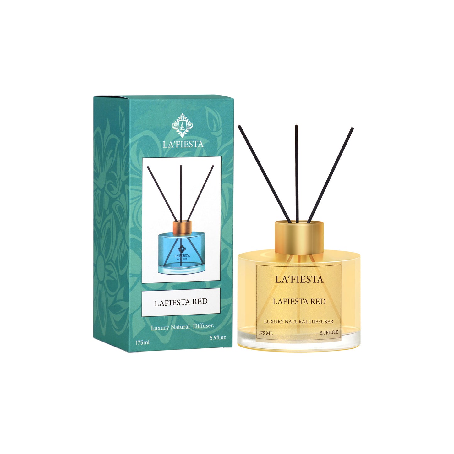 DF - LAFIESTA RED 175ML LUXURY NATURAL DIFFUSER