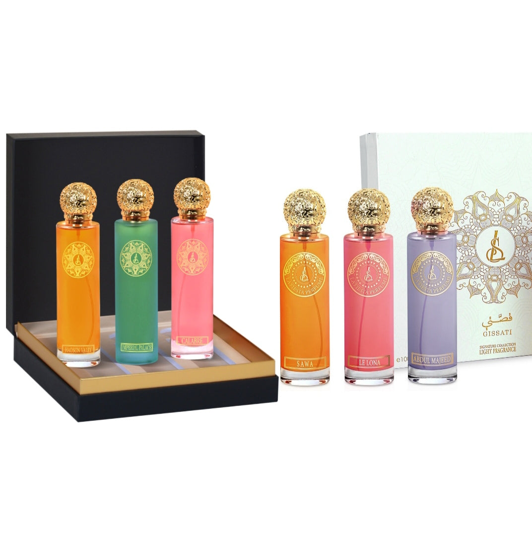 OFFER 50 % DISCOUNT - GISSATI BLACK & WHITE GIFT SET (6PC *100ML)